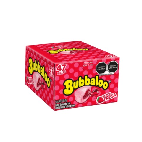 Bubbaloo Fresa, presentación de Bubbaloo