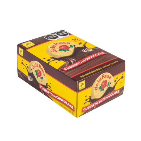 Mazapán con chocolate, presentación de De la Rosa