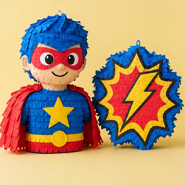 Piñatas de superhéroes