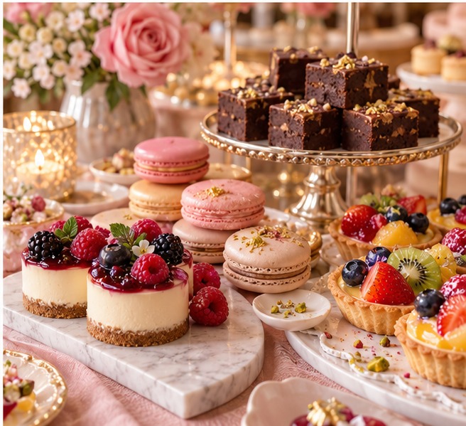 Repostería y mesas de postres